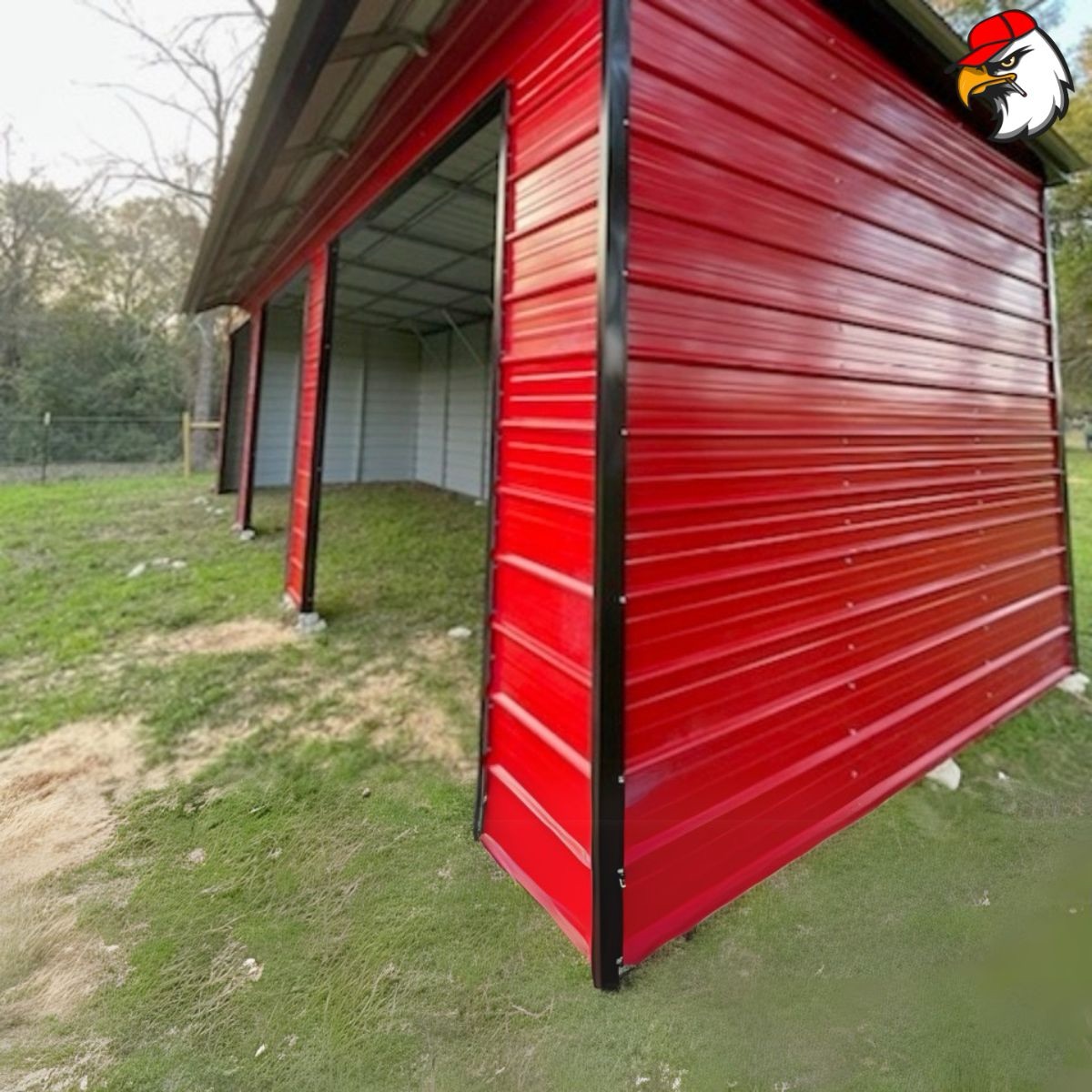 12x36x10/7 Loafing Shed for Sale | Metal Horse & Livestock Shelter | Built Tough by Metal America – Serving MO, AR, OK, TX & the South